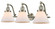 Cone - 3 Light - 28 inch - Brushed Satin Nickel - Adjustable Bath Vanity Light (3442|515-3W-SN-G41-LED)