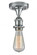 Bare Bulb - 1 Light - 5 inch - Polished Chrome - Semi-Flush Mount (3442|516-1C-PC-LED)