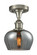 Fenton - 1 Light - 7 inch - Brushed Satin Nickel - Semi-Flush Mount (3442|516-1C-SN-G93-LED)