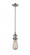Bare Bulb - 1 Light - 5 inch - Brushed Satin Nickel - Mini Pendant (3442|516-1S-SN-LED)
