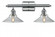 Orwell - 2 Light - 18 inch - Polished Chrome - Bath Vanity Light (3442|516-2W-PC-G132-LED)