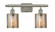 Cobbleskill - 2 Light - 15 inch - Brushed Satin Nickel - Bath Vanity Light (3442|516-2W-SN-G116-LED)