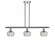 Fenton - 3 Light - 36 inch - Polished Chrome - Stem hung - Island Light (3442|516-3I-PC-G92-LED)