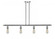 Bare Bulb - 4 Light - 48 inch - Polished Chrome - Stem hung - Island Light (3442|516-4I-PC-LED)