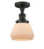 Fulton - 1 Light - 7 inch - Oil Rubbed Bronze - Semi-Flush Mount (3442|517-1CH-OB-G171-LED)