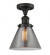 Cone - 1 Light - 8 inch - Oil Rubbed Bronze - Semi-Flush Mount (3442|517-1CH-OB-G43-LED)