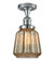 Chatham - 1 Light - 7 inch - Polished Chrome - Semi-Flush Mount (3442|517-1CH-PC-G146-LED)
