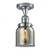 Bell - 1 Light - 5 inch - Polished Chrome - Semi-Flush Mount (3442|517-1CH-PC-G53-LED)