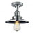 Railroad - 1 Light - 7 inch - Polished Chrome - Semi-Flush Mount (3442|517-1CH-PC-M7-LED)