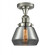 Fulton - 1 Light - 7 inch - Polished Nickel - Semi-Flush Mount (3442|517-1CH-PN-G173-LED)
