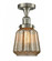 Chatham - 1 Light - 7 inch - Brushed Satin Nickel - Semi-Flush Mount (3442|517-1CH-SN-G146-LED)