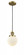 Beacon - 1 Light - 6 inch - Brushed Brass - Cord hung - Mini Pendant (3442|201C-BB-G201-6)