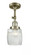 Colton - 1 Light - 6 inch - Antique Brass - Adjustable Semi-Flush Mount (3442|201F-AB-G302)