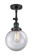 Beacon - 1 Light - 8 inch - Matte Black - Adjustable Semi-Flush Mount (3442|201F-BK-G202-8-LED)