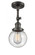 Beacon - 1 Light - 6 inch - Oil Rubbed Bronze - Adjustable Semi-Flush Mount (3442|201F-OB-G204-6)