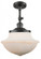 Oxford - 1 Light - 7 inch - Oil Rubbed Bronze - Adjustable Semi-Flush Mount (3442|201F-OB-G531-LED)