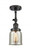 Bell - 1 Light - 5 inch - Oil Rubbed Bronze - Adjustable Semi-Flush Mount (3442|201F-OB-G58)