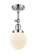 Beacon - 1 Light - 6 inch - Polished Chrome - Adjustable Semi-Flush Mount (3442|201F-PC-G201-6)