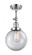 Beacon - 1 Light - 8 inch - Polished Chrome - Adjustable Semi-Flush Mount (3442|201F-PC-G202-8)