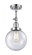 Beacon - 1 Light - 8 inch - Polished Chrome - Adjustable Semi-Flush Mount (3442|201F-PC-G204-8)
