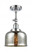 Bell - 1 Light - 8 inch - Polished Chrome - Adjustable Semi-Flush Mount (3442|201F-PC-G78)