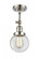 Beacon - 1 Light - 6 inch - Polished Nickel - Adjustable Semi-Flush Mount (3442|201F-PN-G202-6-LED)