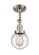 Beacon - 1 Light - 6 inch - Brushed Satin Nickel - Adjustable Semi-Flush Mount (3442|201F-SN-G204-6)