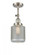 Stanton - 1 Light - 6 inch - Brushed Satin Nickel - Adjustable Semi-Flush Mount (3442|201F-SN-G262-LED)