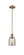 Bell - 1 Light - 5 inch - Antique Copper - Stem Hung - Mini Pendant (3442|201S-AC-G58-LED)