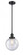 Beacon - 1 Light - 8 inch - Matte Black - Stem Hung - Mini Pendant (3442|201S-BK-G204-8-LED)