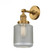 Stanton - 1 Light - 6 inch - Brushed Brass - Adjustable Sconce (3442|203-BB-G262)