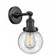 Beacon - 1 Light - 6 inch - Matte Black - Adjustable Sconce (3442|203-BK-G204-6)