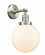 Beacon - 1 Light - 8 inch - Brushed Satin Nickel - Adjustable Sconce (3442|203-SN-G201-8)