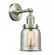 Bell - 1 Light - 5 inch - Brushed Satin Nickel - Adjustable Sconce (3442|203-SN-G58-LED)