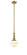 Oxford - 1 Light - 7 inch - Brushed Brass - Stem Hung - Adjustable Mini Pendant (3442|206-BB-G531-LED)