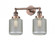 Stanton - 2 Light - 16 inch - Antique Copper - Adjustable Bath Vanity Light (3442|208-AC-G262)