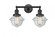 Oxford - 2 Light - 17 inch - Matte Black - Adjustable Bath Vanity Light (3442|208-BK-G532-LED)
