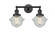 Oxford - 2 Light - 17 inch - Matte Black - Adjustable Bath Vanity Light (3442|208-BK-G534-LED)