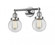 Beacon - 2 Light - 17 inch - Polished Chrome - Adjustable Bath Vanity Light (3442|208-PC-G202-6-LED)