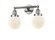 Beacon - 2 Light - 17 inch - Polished Nickel - Adjustable Bath Vanity Light (3442|208-PN-G201-6-LED)