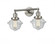 Oxford - 2 Light - 17 inch - Brushed Satin Nickel - Adjustable Bath Vanity Light (3442|208-SN-G532-LED)