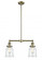 Canton - 2 Light - 21 inch - Antique Brass - Stem Hung - Adjustable Island Light (3442|209-AB-G182-LED)
