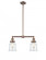 Canton - 2 Light - 21 inch - Antique Copper - Stem Hung - Adjustable Island Light (3442|209-AC-G182)