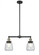 Chatham - 2 Light - 21 inch - Black Antique Brass - Stem Hung - Adjustable Island Light (3442|209-BAB-G142)