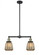 Chatham - 2 Light - 21 inch - Black Antique Brass - Stem Hung - Adjustable Island Light (3442|209-BAB-G146-LED)