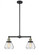 Fulton - 2 Light - 21 inch - Black Antique Brass - Stem Hung - Adjustable Island Light (3442|209-BAB-G172)