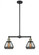Fulton - 2 Light - 21 inch - Black Antique Brass - Stem Hung - Adjustable Island Light (3442|209-BAB-G173)