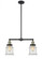 Canton - 2 Light - 21 inch - Black Antique Brass - Stem Hung - Adjustable Island Light (3442|209-BAB-G184-LED)