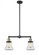 Bellmont - 2 Light - 21 inch - Black Antique Brass - Stem Hung - Adjustable Island Light (3442|209-BAB-G192-LED)