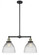Seneca Falls - 2 Light - 21 inch - Black Antique Brass - Stem Hung - Adjustable Island Light (3442|209-BAB-G222-LED)